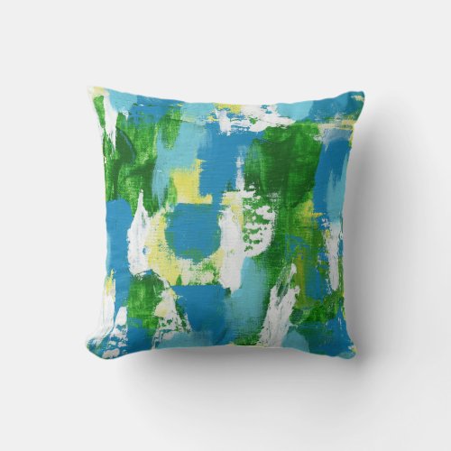 Abstract Expression 5 by Michael Moffa Throw Pillow