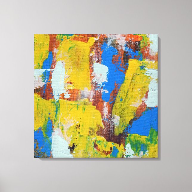 Abstract Expression #8 by Michael Moffa Canvas Print (Front)