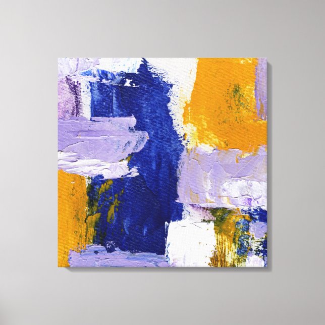 Abstract Expression #9 by Michael Moffa Canvas Print (Front)