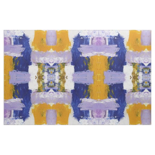 Abstract Expression #9(Large) by Michael Moffa Fabric