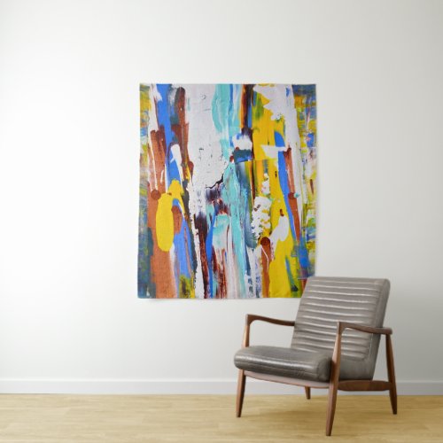 Abstract Expression inspired by the 20th century Tapestry
