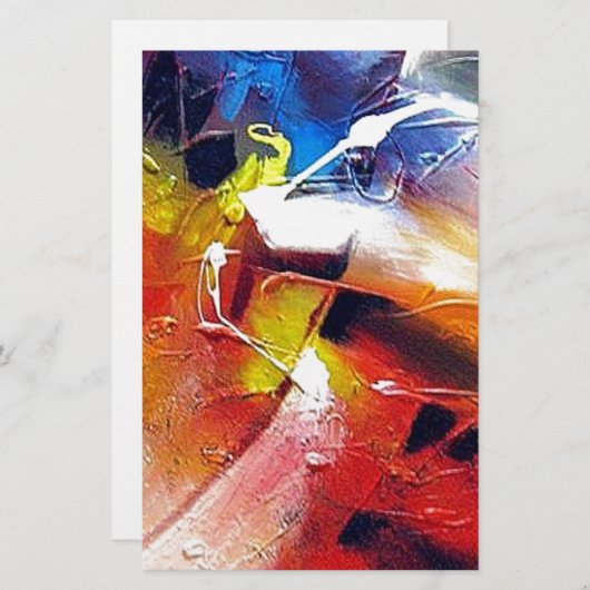 Abstract Expressionism Painting (Front/Back)