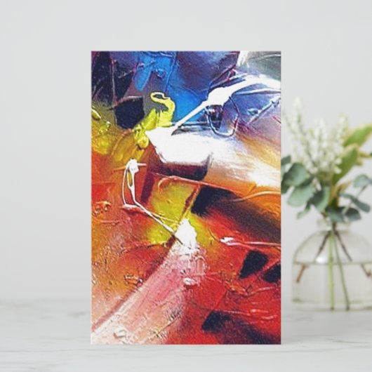 Abstract Expressionism Painting (Standing Front)