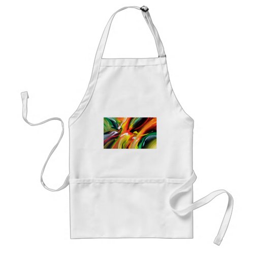 Abstract Expressionism Painting Adult Apron