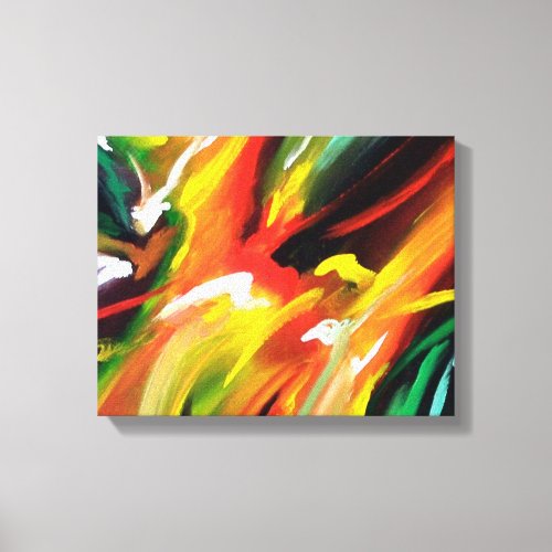 Abstract Expressionism Painting Canvas Print