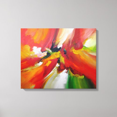 Abstract Expressionism Painting Canvas Print