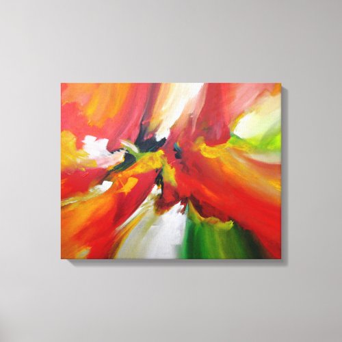 Abstract Expressionism Painting Canvas Print