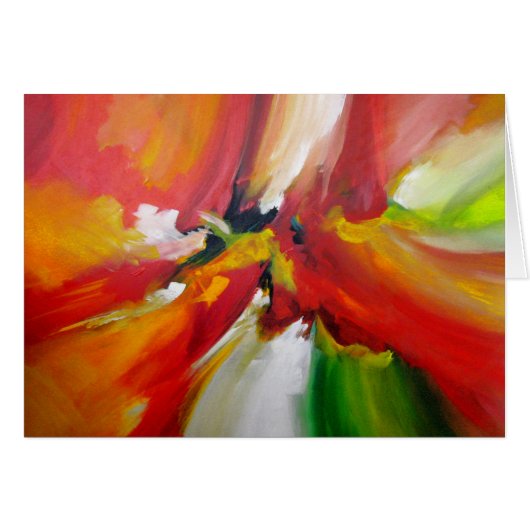 Abstract Expressionism Painting Cards (Front Horizontal)