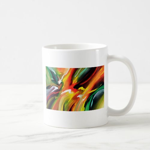 Abstract Expressionism Painting Coffee Mug