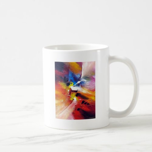 Abstract Expressionism Painting Coffee Mug