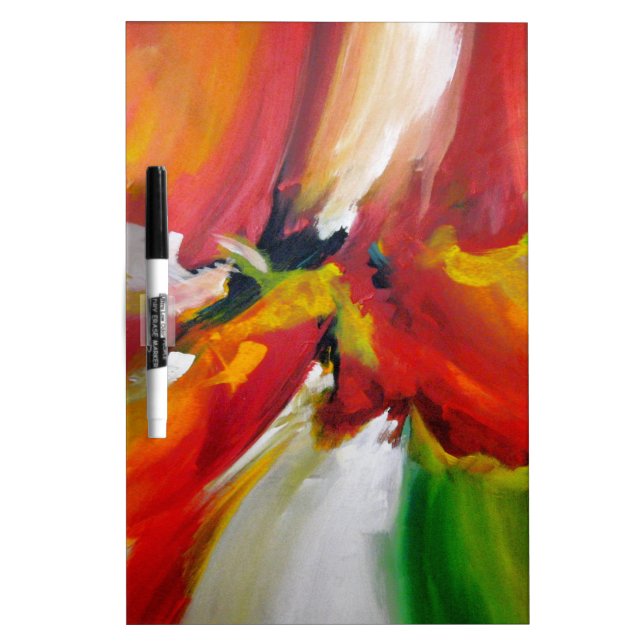 Abstract Expressionism Painting Dry-Erase Board (Front)