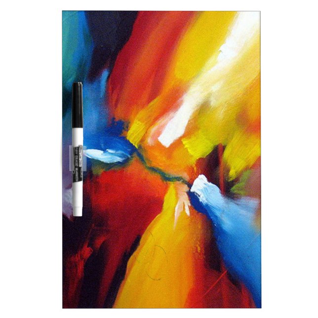 Abstract Expressionism Painting Dry-Erase Board (Front)