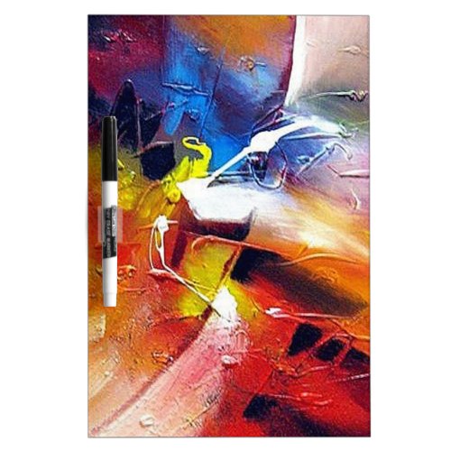 Abstract Expressionism Painting Dry_Erase Board
