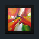 Abstract Expressionism Painting Gift Box<br><div class="desc">Red Yellow Green Abstract Expressionism Painting</div>