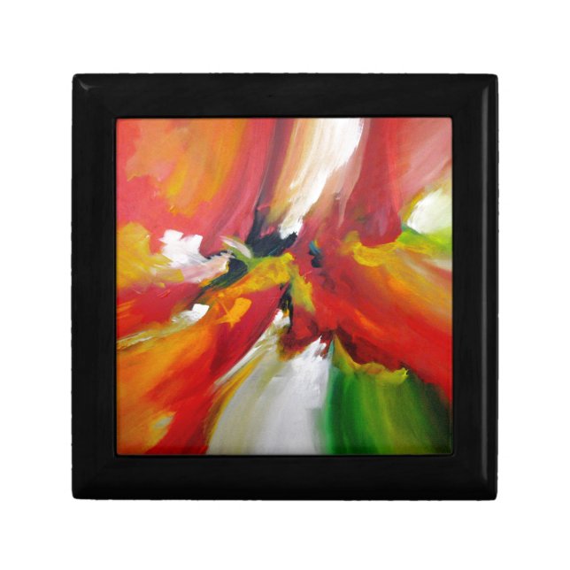 Abstract Expressionism Painting Gift Box (Front)