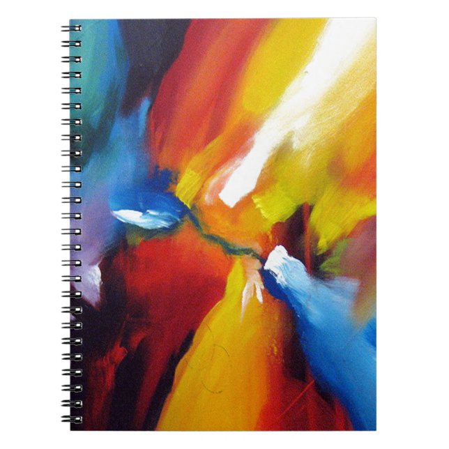 Abstract Expressionism Painting Notebook (Front)
