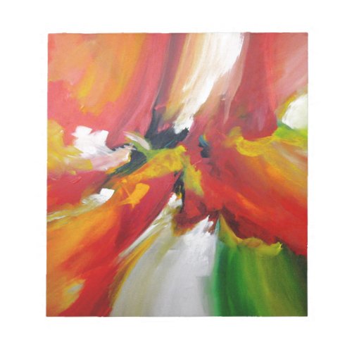 Abstract Expressionism Painting Notepad