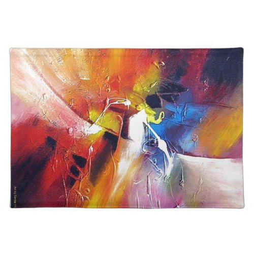 Abstract Expressionism Painting Placemat