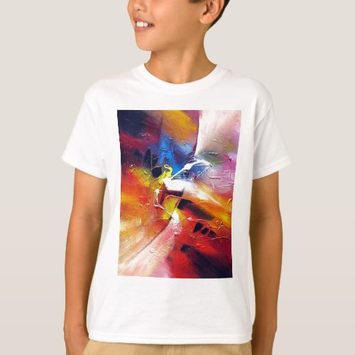 Abstract Expressionism Painting T_Shirt
