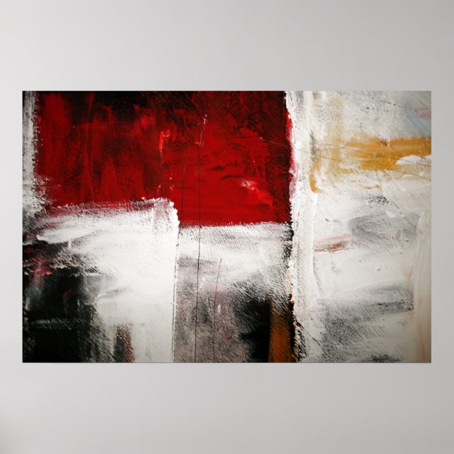 Abstract Expressionist Art Poster Abstract Prints (Front)