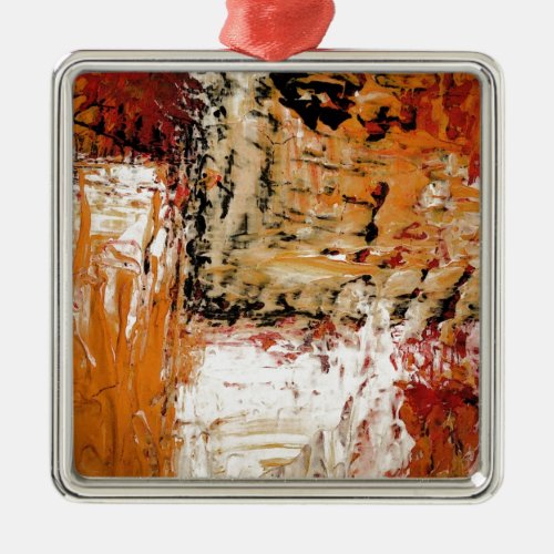 Abstract Expressionist Metal Ornament