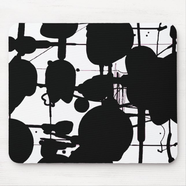 Abstract Expressionist Mouse Pad (Front)