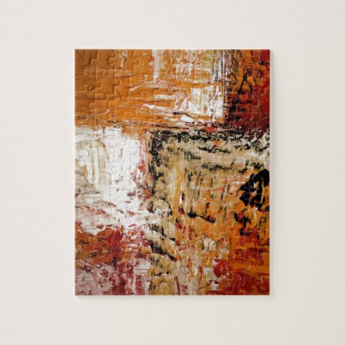 Abstract Expressionist Painting Art Jigsaw Puzzle