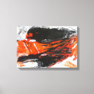 Abstract expressionist painting by Pierre G-Laeuli Canvas Print