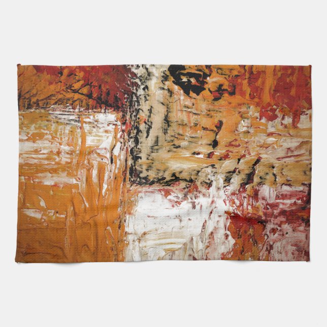 Abstract Expressionist Towel (Horizontal)