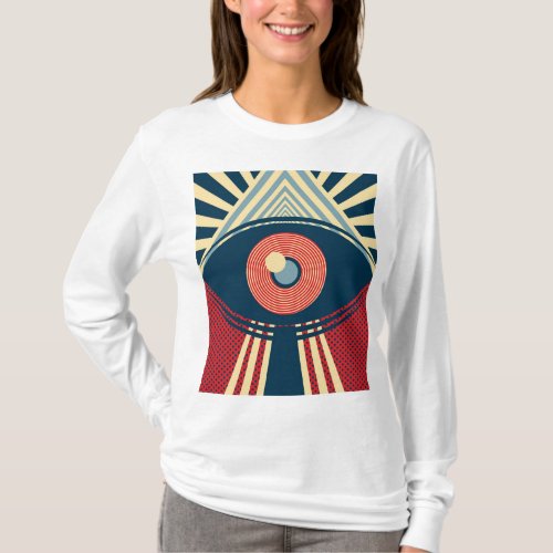 Abstract Eye Design    T_Shirt