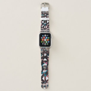 Abstract Eye Geometric Art – Modern Surreal Apple Watch Band