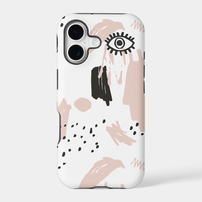 Abstract eye iphone case (Back)