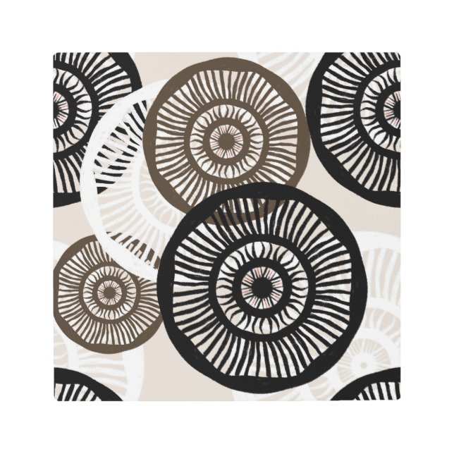 Abstract Eye Metal Print (Front)