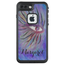 Abstract eye, monogram, LifeProof FRĒ iPhone 7 plus case
