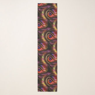 abstract eye mosaic scarf