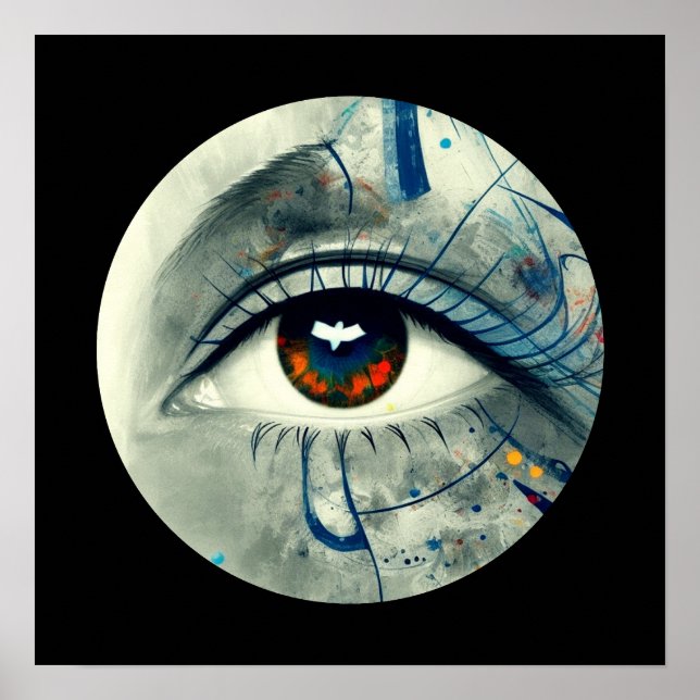 Abstract eye poster (Front)