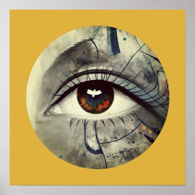 Abstract eye poster (Front)