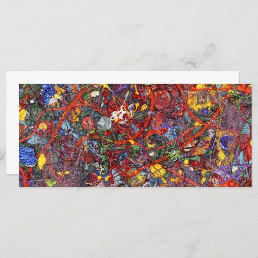 Abstract - Fabric Paint - Sanity (Front/Back)