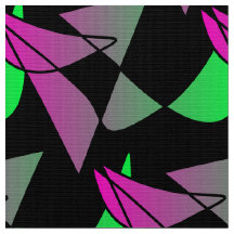 Abstract fabric pattern Pink Green Neon
