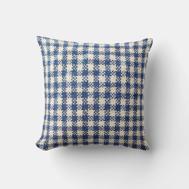 Abstract fabric pattern texture background throw pillow (Front)