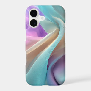 Abstract Fabric Texture in Pastel Tones iPhone 17 Case