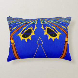 Abstract Face Accent Pillow