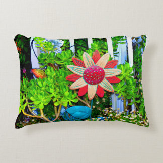 Abstract Face Accent Pillow