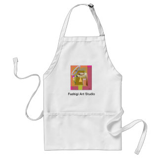 Abstract Face Adult Apron