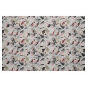 Abstract Face Design I (large print) Fabric