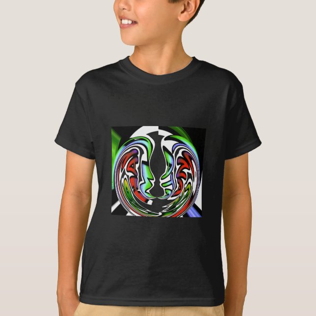 Abstract Face Hakuna Matata Art Print T-Shirt (Front)