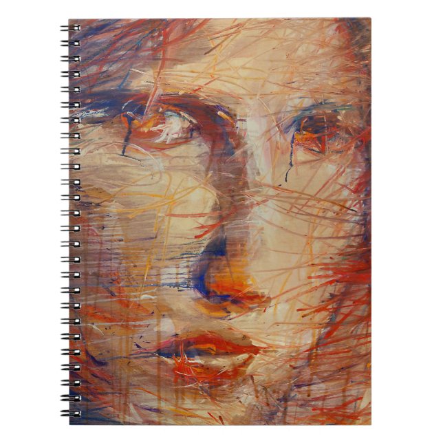 Abstract Face Notebook (Front)