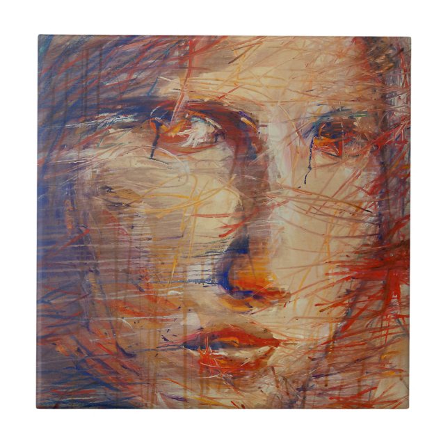 Abstract Face Tile (Front)