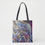 Abstract Face Tote Bag