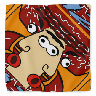 Abstract Faces Bandana